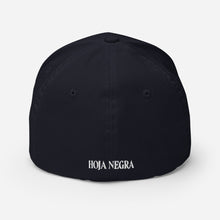 Load image into Gallery viewer, Hoja Negra Apparel Navy Structured Twill Cap