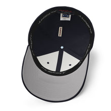 Load image into Gallery viewer, Hoja Negra Apparel Navy Structured Twill Cap