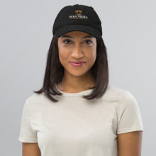 Load image into Gallery viewer, Hoja Negra Apparel Black Distressed Dad Hat