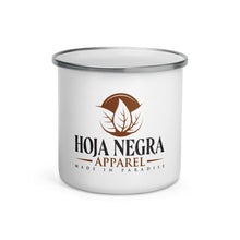 Load image into Gallery viewer, Hoja Negra Apparel V1 Enamel Mug