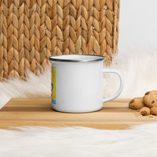 Load image into Gallery viewer, Cigarro, Cafe y Chisme White Enamel Mug