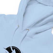 Load image into Gallery viewer, Hoja Negra Apparel Black Logo Unisex fleece hoodie