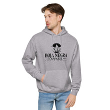 Load image into Gallery viewer, Hoja Negra Apparel Grey Unisex fleece hoodie