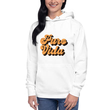 Load image into Gallery viewer, Puro Vida White Unisex Hoodie