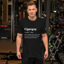 Load image into Gallery viewer, Cigarguy Black Short-Sleeve Unisex T-Shirt