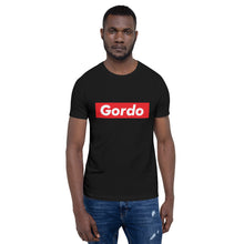 Load image into Gallery viewer, Red Label Gordo Black Short-Sleeve Unisex T-Shirt