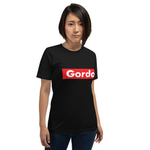 Load image into Gallery viewer, Red Label Gordo Black Short-Sleeve Unisex T-Shirt