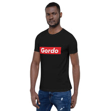 Load image into Gallery viewer, Red Label Gordo Black Short-Sleeve Unisex T-Shirt