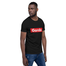 Load image into Gallery viewer, Red Label Gordo Black Short-Sleeve Unisex T-Shirt