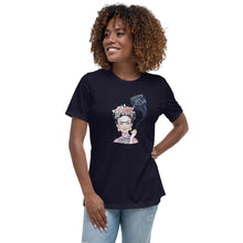 Load image into Gallery viewer, Dream Big Mija Navy Women's Relaxed T-Shirt