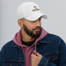 Load image into Gallery viewer, Hoja Negra Apparel White Dad hat
