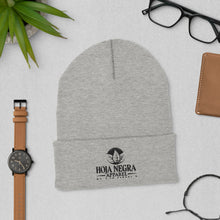 Load image into Gallery viewer, Hoja Negra Apparel Heather Grey Cuffed Beanie
