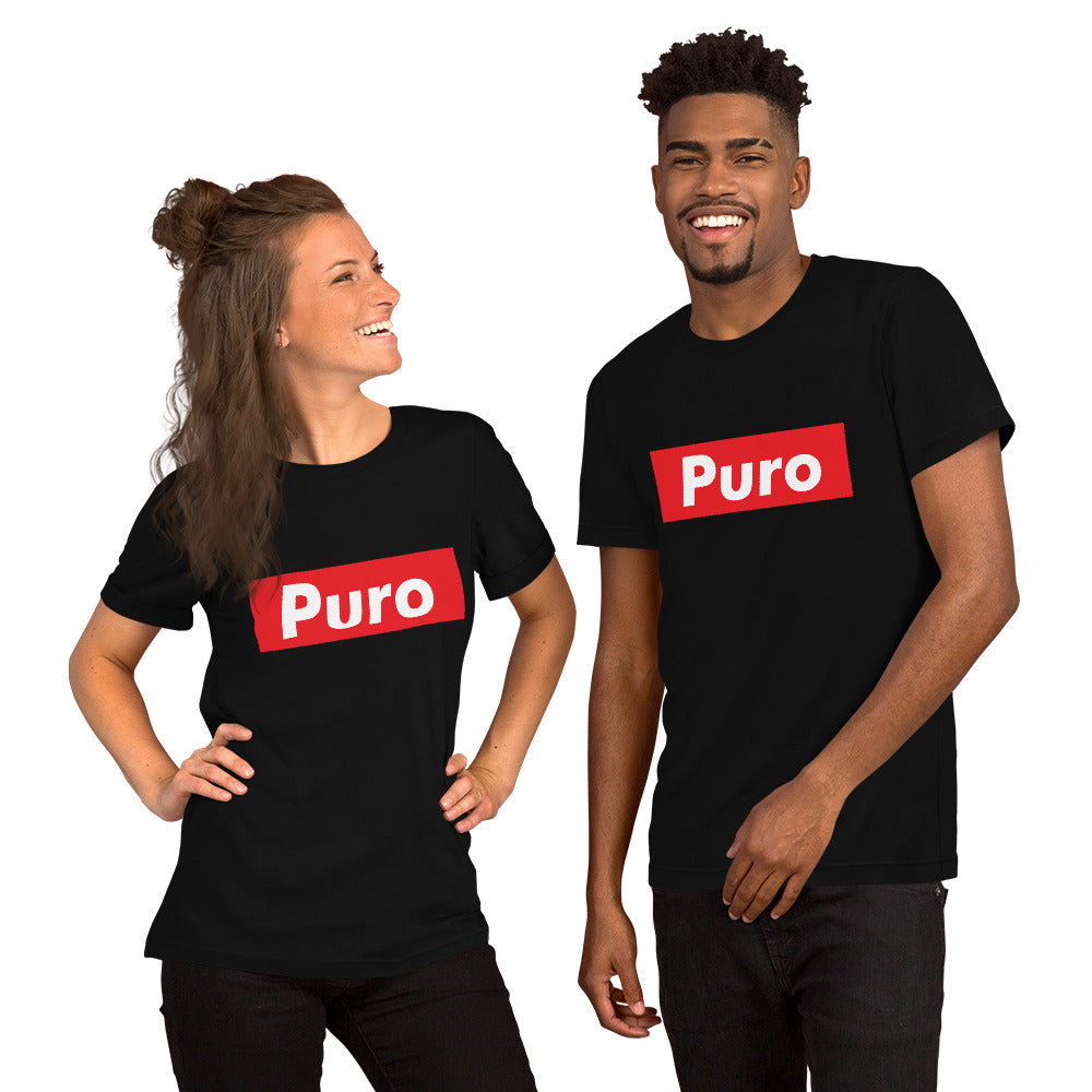 Red Label Puro Black Short-Sleeve Unisex T-Shirt