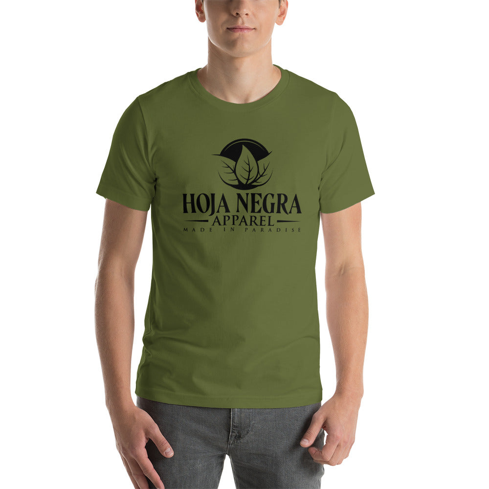 Hoja Negra Apparel Olive Short-Sleeve Unisex T-Shirt